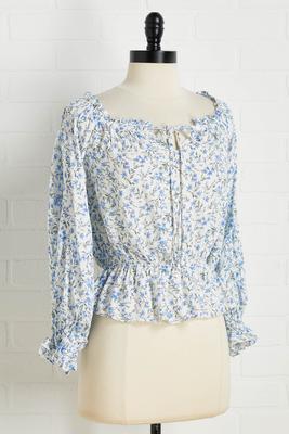 pretty in peplum top