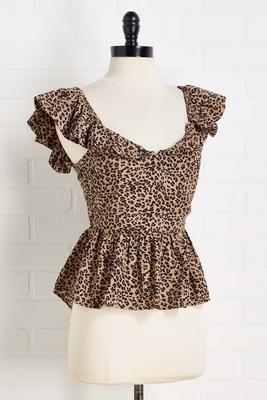 spotted in style top