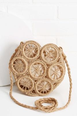 crochet circle crossbody 