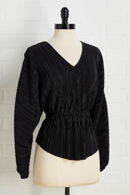 pretty pleats top