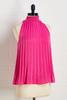  Caché Pleated Halter Top