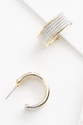 fine plated hoop earrings