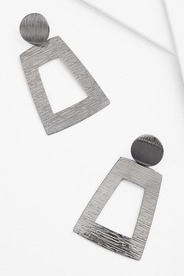 textured drop earrings
