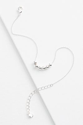 delicate beaded anklet