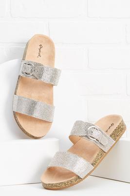 all blinged out sandals