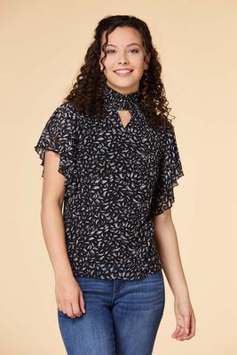 meshy romance top