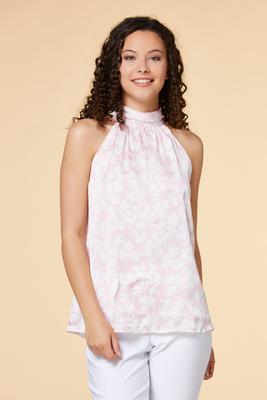 pink party halter tank