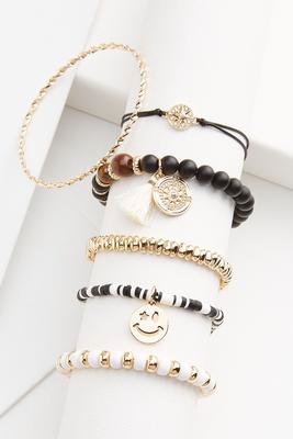 smiley face beaded bracelet