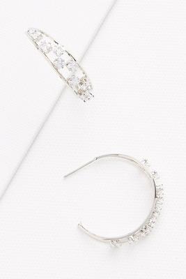 rhinestone hoop earrings 