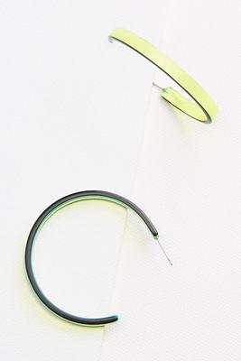 clear lime hoops