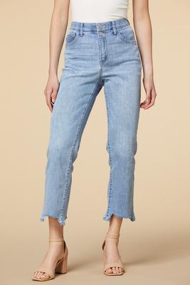 fray anything cropped jeans