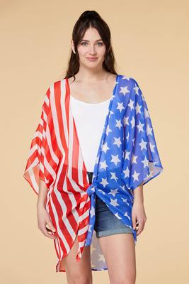 star spangled kimono