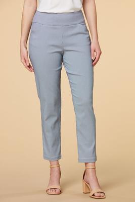 grab the check crop pants