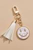  Marbled Smiley Face Keychain
