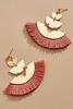  Rosy Fan Earrings