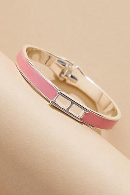pink enamel bracelet