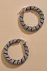  Rhinestone Studded Hoops