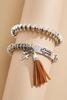  Cross Bracelet Set
