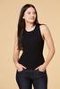  Caché Ribbed Sleeveless Sweater