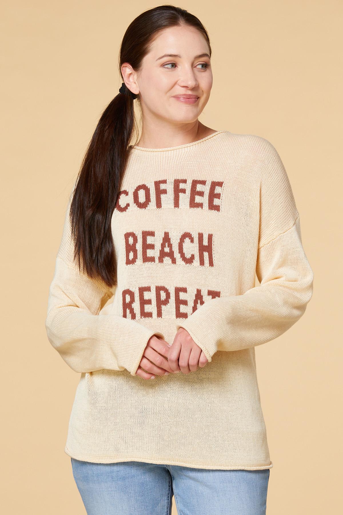 Versona coffee beach repeat sweater