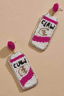 white claw earrings