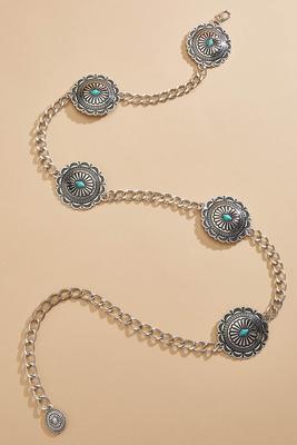 turquoise stone chain belt
