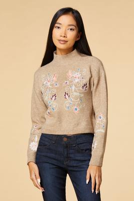 cozy carnations sweater