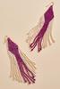  Fuchsia Tassel Earrings