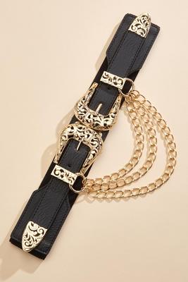 filigree chain belt