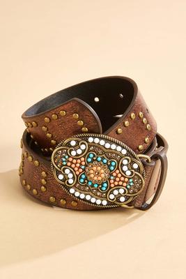 turquoise buckle belt
