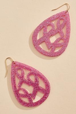 think pink earrings