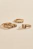  Embellished Stack Ring Set