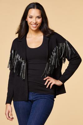 strings attached cardigan