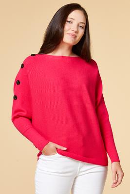 push my buttons sweater