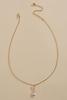  Baguette Pendant Necklace