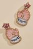  Fight Breast Cancer Earrings