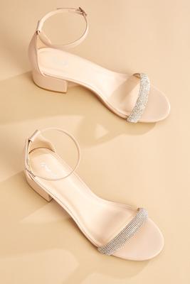 rhinestone band sandals