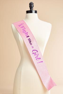 fight like a girl sash