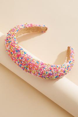 rainbow sprinkles headband