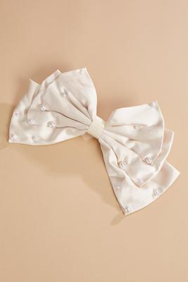oversized pearly bow