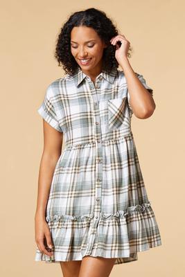 picnic time shirt dress