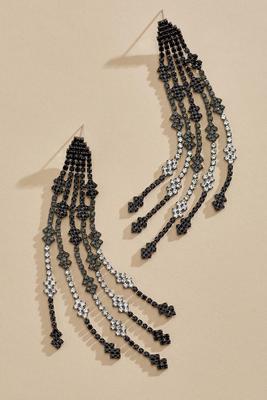 ombre chandelier earrings