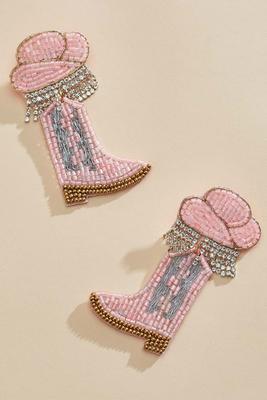 cowgirl barbie earrings