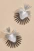  Black Feathered Earrings
