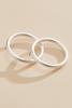  Matte Circle Earrings