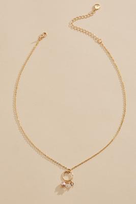 beaded ring necklace