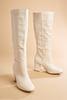  Knee High Faux Leather Boots