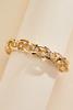  Hammered Chain Link Bracelet