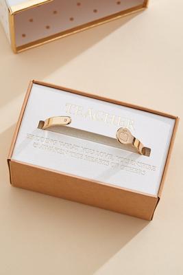 teacher cuff bracelet