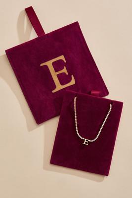 e initial necklace